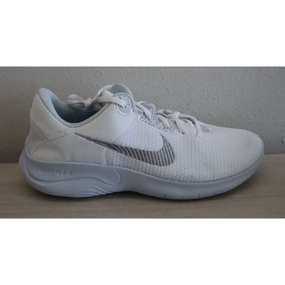 Nike DH8254 Women Sz 11.5 White/Silver Flex Experience Run 11 Running Shoes - Picture 6 of 8